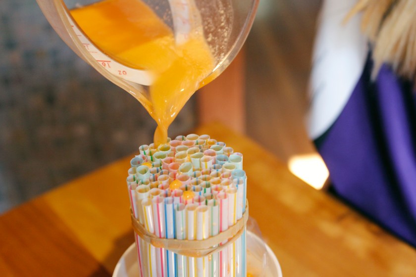 fill straws