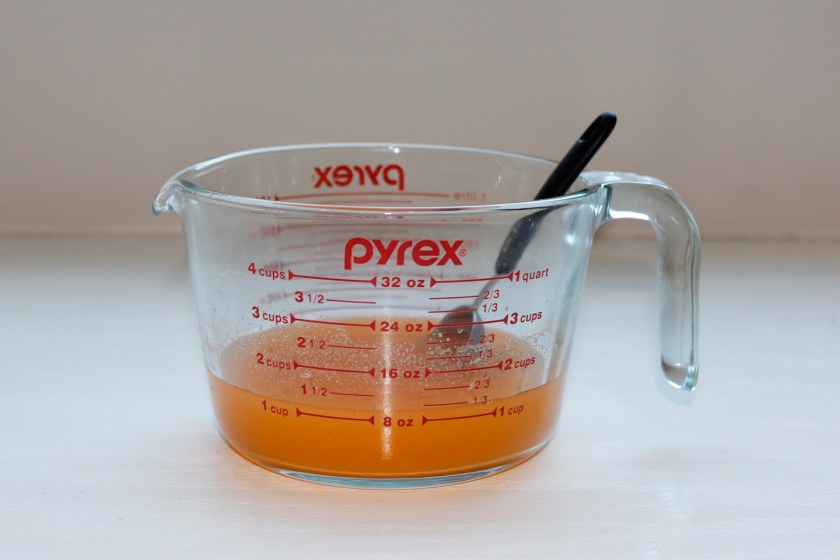 Yep. You guessed it. Orange Metamucil.