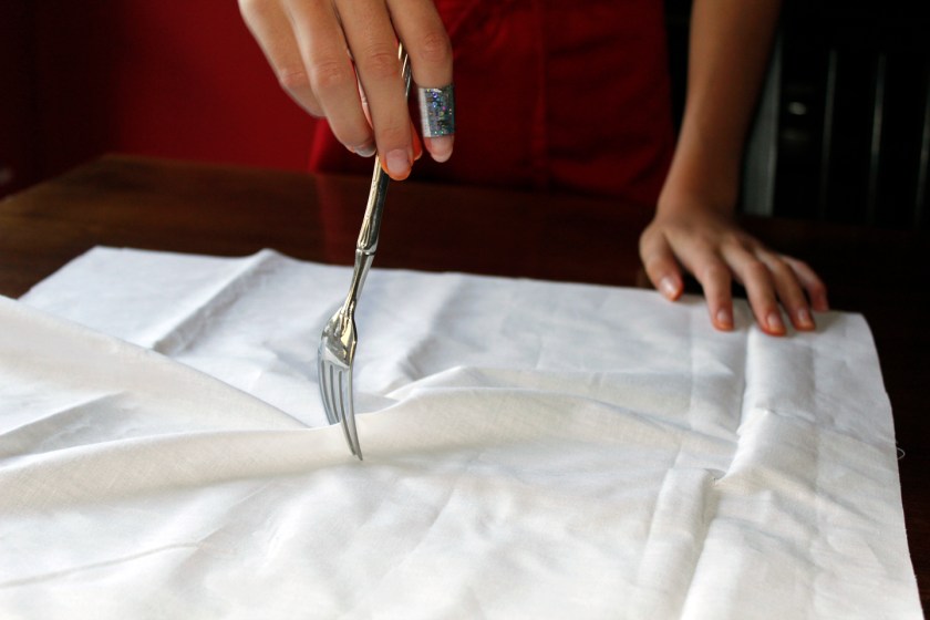 Miss 11 shows off her mad day camp skills.