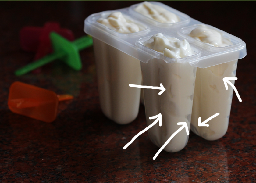 popsicle air bubbles